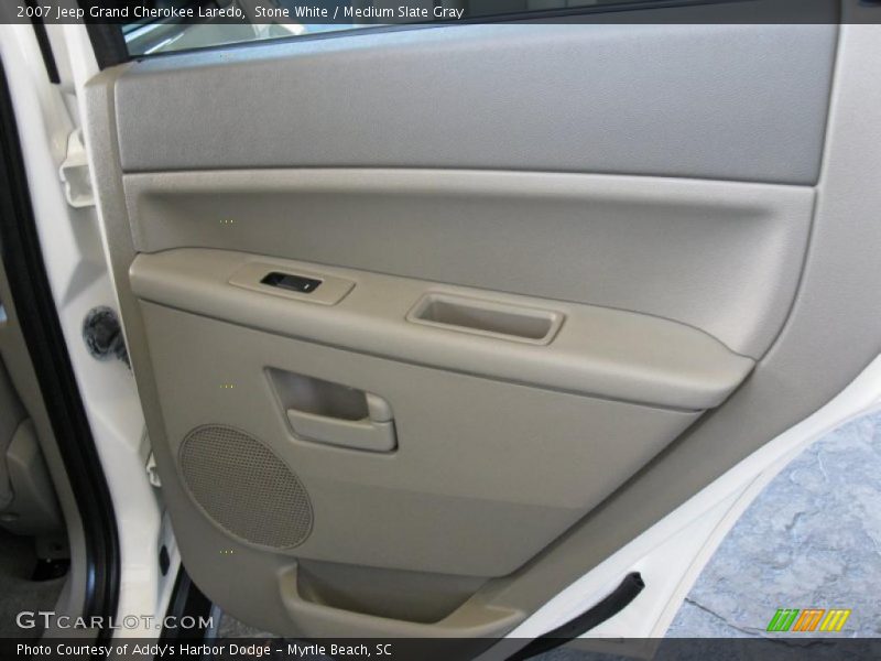 Stone White / Medium Slate Gray 2007 Jeep Grand Cherokee Laredo