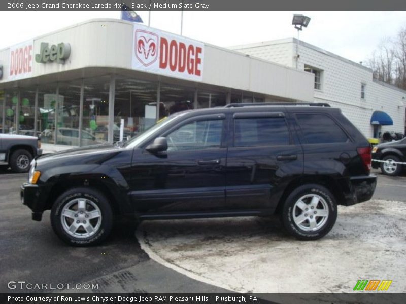 Black / Medium Slate Gray 2006 Jeep Grand Cherokee Laredo 4x4
