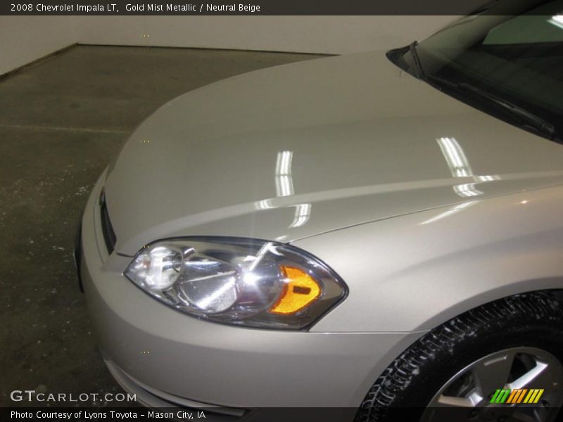 Gold Mist Metallic / Neutral Beige 2008 Chevrolet Impala LT