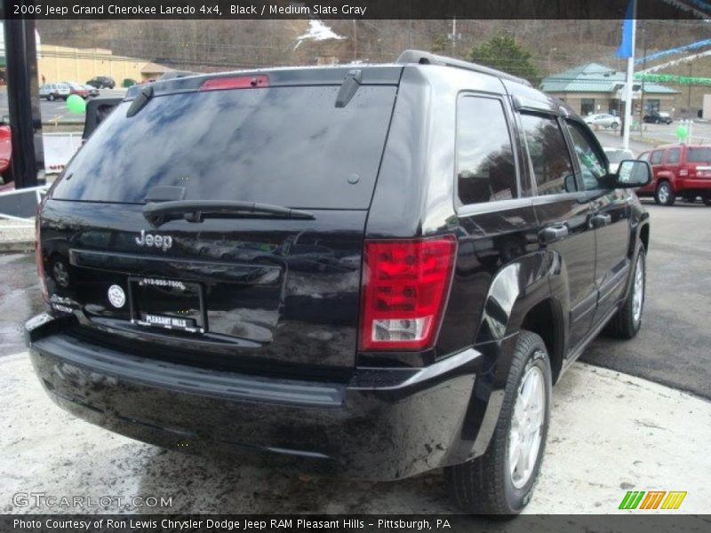 Black / Medium Slate Gray 2006 Jeep Grand Cherokee Laredo 4x4