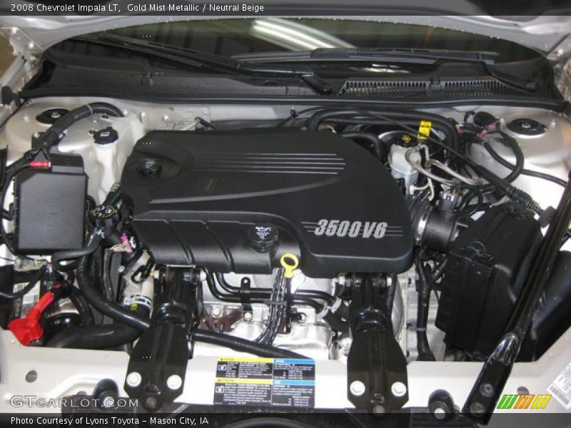 Gold Mist Metallic / Neutral Beige 2008 Chevrolet Impala LT