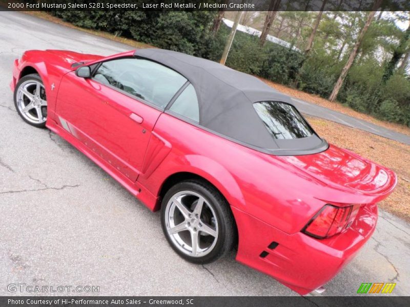 Laser Red Metallic / Medium Graphite 2000 Ford Mustang Saleen S281 Speedster