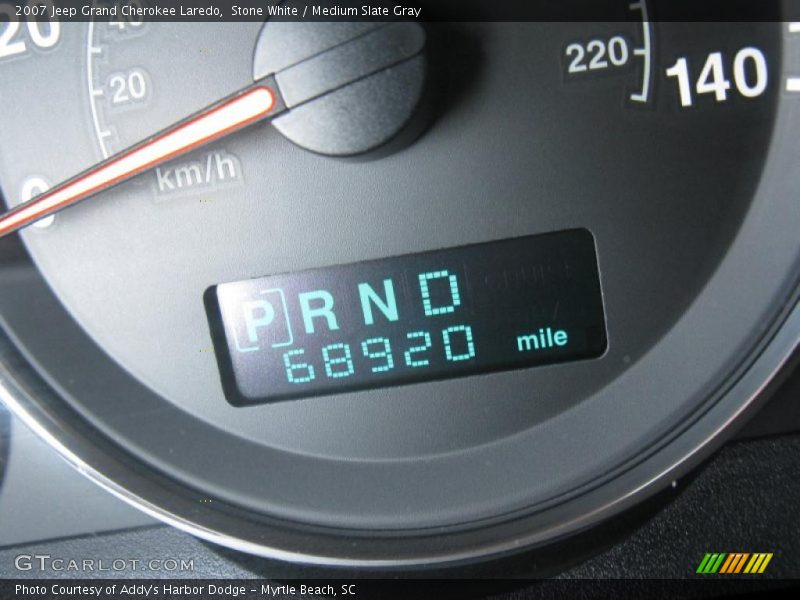 Stone White / Medium Slate Gray 2007 Jeep Grand Cherokee Laredo