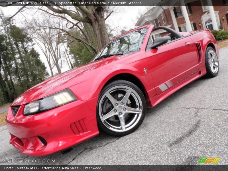 Laser Red Metallic / Medium Graphite 2000 Ford Mustang Saleen S281 Speedster