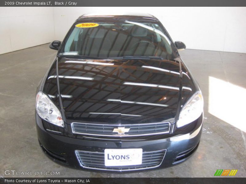 Black / Gray 2009 Chevrolet Impala LT