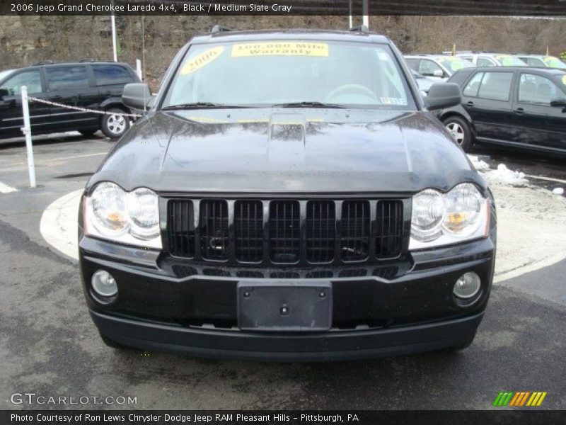 Black / Medium Slate Gray 2006 Jeep Grand Cherokee Laredo 4x4