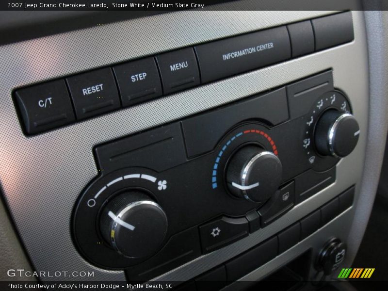 Stone White / Medium Slate Gray 2007 Jeep Grand Cherokee Laredo