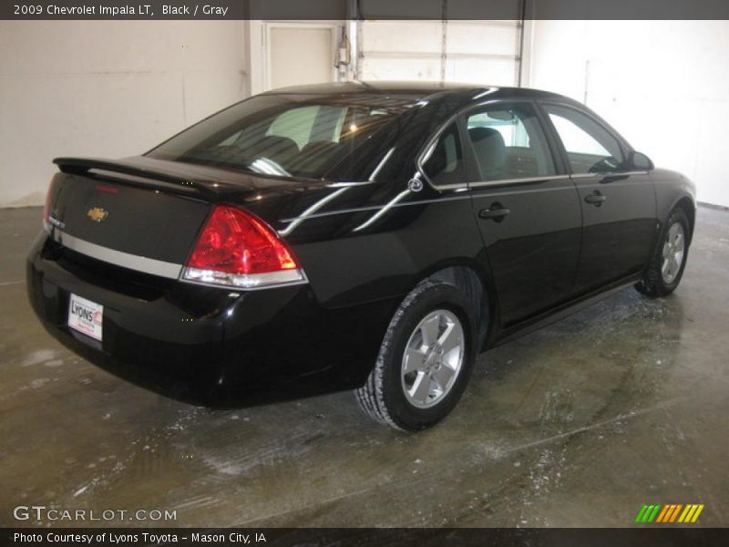 Black / Gray 2009 Chevrolet Impala LT