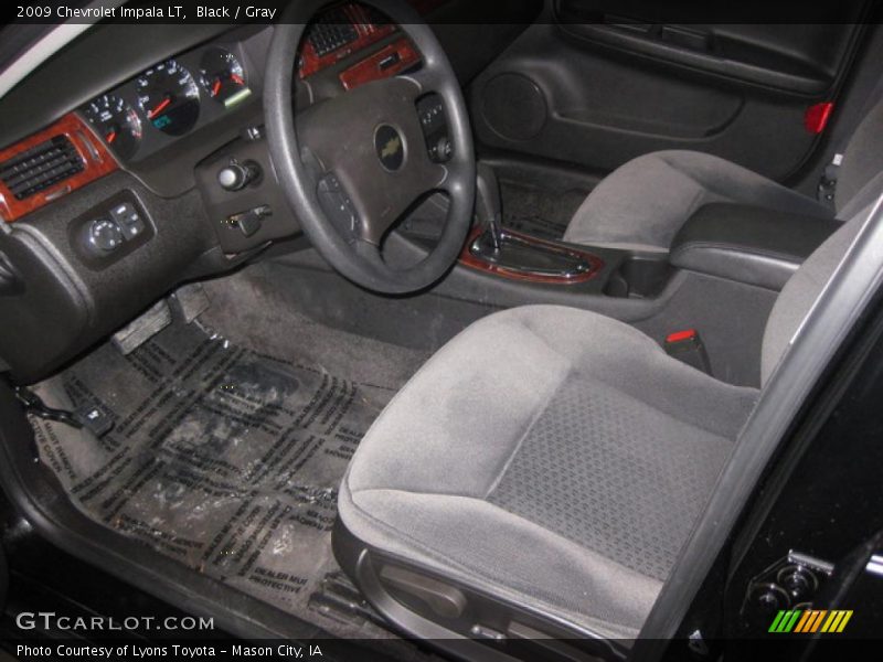 Black / Gray 2009 Chevrolet Impala LT