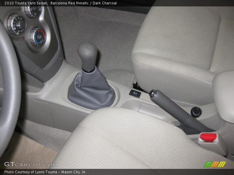 Barcelona Red Metallic / Dark Charcoal 2010 Toyota Yaris Sedan