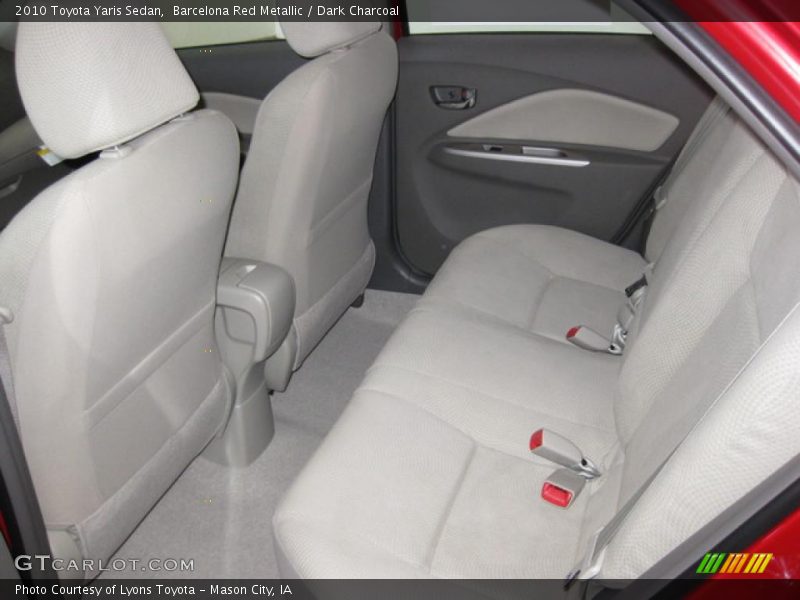 Barcelona Red Metallic / Dark Charcoal 2010 Toyota Yaris Sedan