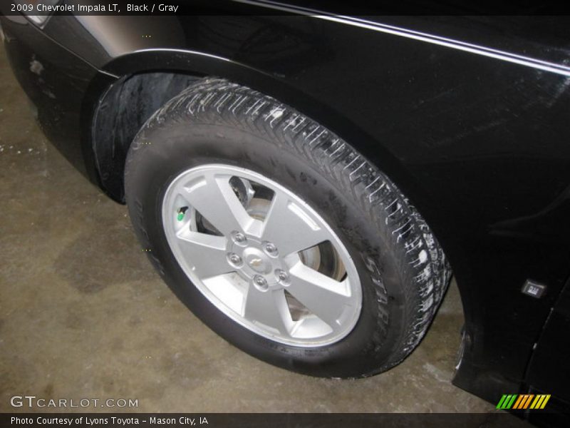 Black / Gray 2009 Chevrolet Impala LT