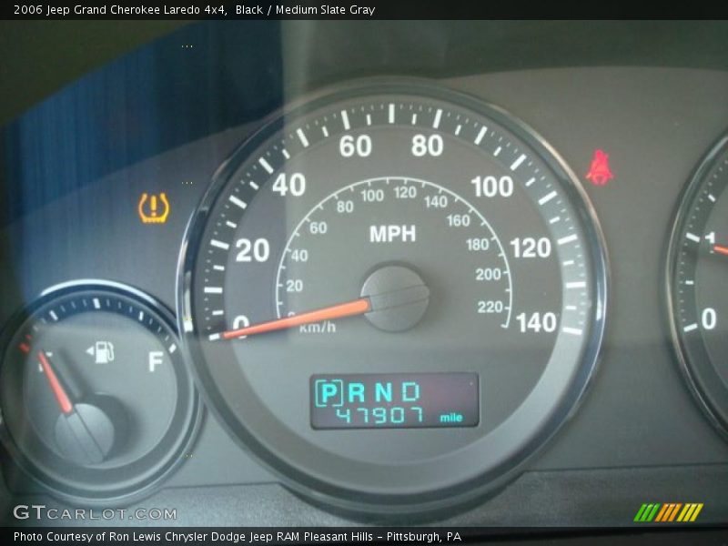 Black / Medium Slate Gray 2006 Jeep Grand Cherokee Laredo 4x4