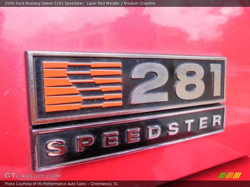  2000 Mustang Saleen S281 Speedster Logo