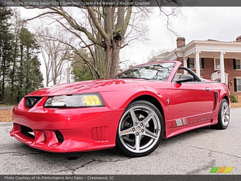 Laser Red Metallic / Medium Graphite 2000 Ford Mustang Saleen S281 Speedster