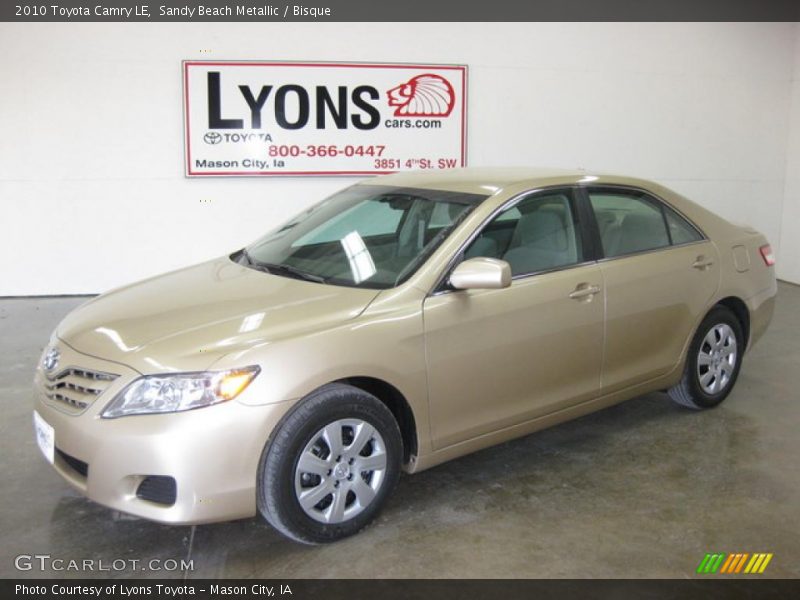 Sandy Beach Metallic / Bisque 2010 Toyota Camry LE