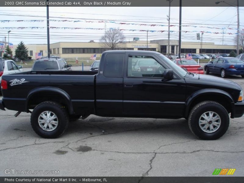 Onyx Black / Medium Gray 2003 GMC Sonoma SLS Extended Cab 4x4