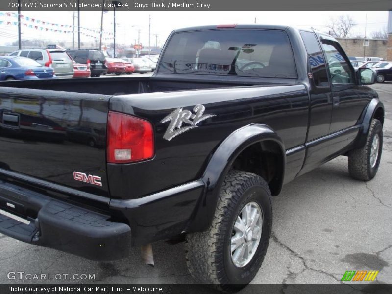 Onyx Black / Medium Gray 2003 GMC Sonoma SLS Extended Cab 4x4