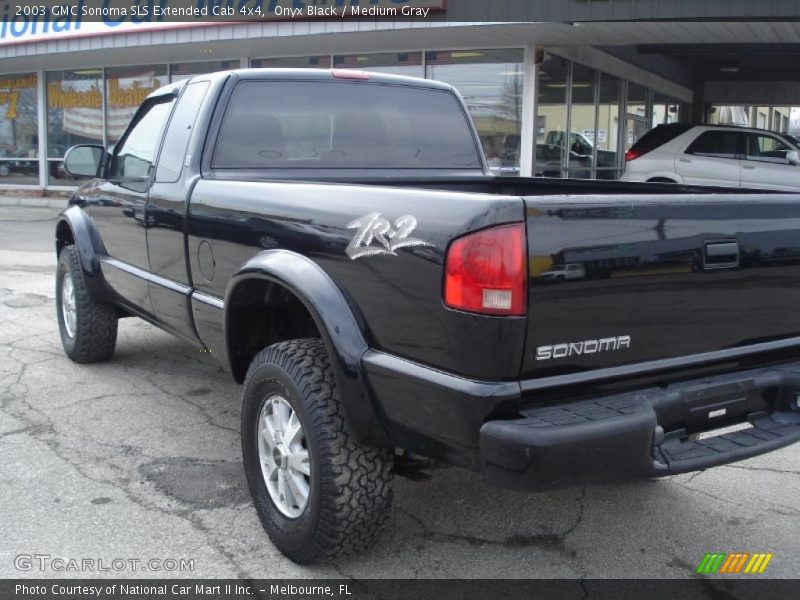 Onyx Black / Medium Gray 2003 GMC Sonoma SLS Extended Cab 4x4