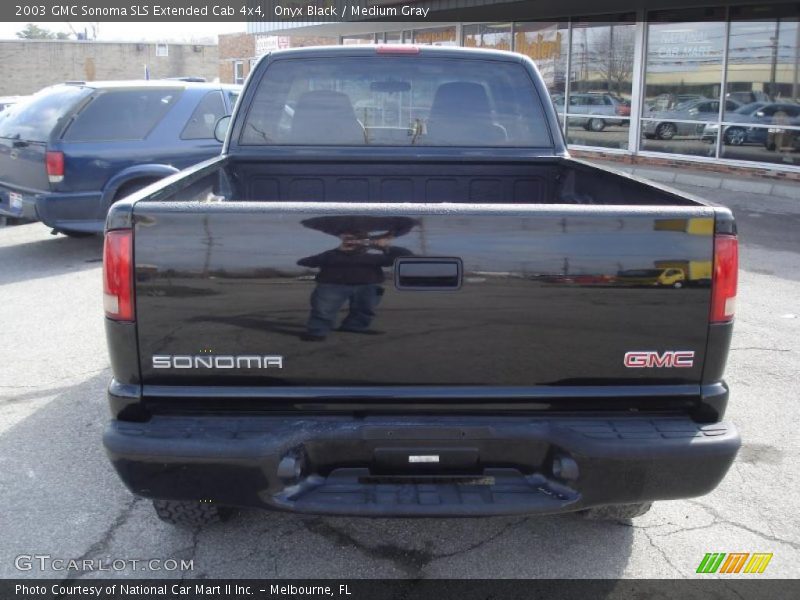 Onyx Black / Medium Gray 2003 GMC Sonoma SLS Extended Cab 4x4