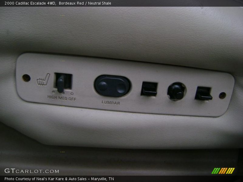 Bordeaux Red / Neutral Shale 2000 Cadillac Escalade 4WD