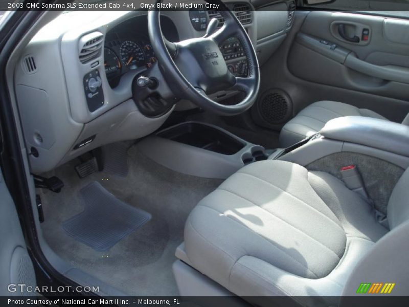 Onyx Black / Medium Gray 2003 GMC Sonoma SLS Extended Cab 4x4