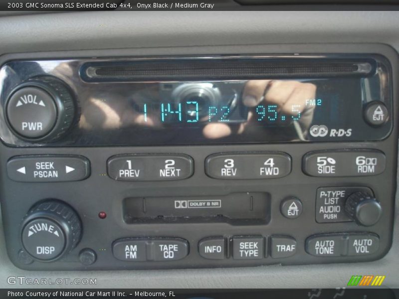 Onyx Black / Medium Gray 2003 GMC Sonoma SLS Extended Cab 4x4