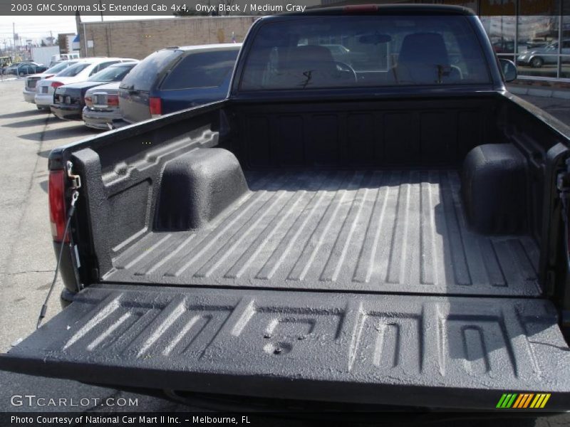 Onyx Black / Medium Gray 2003 GMC Sonoma SLS Extended Cab 4x4