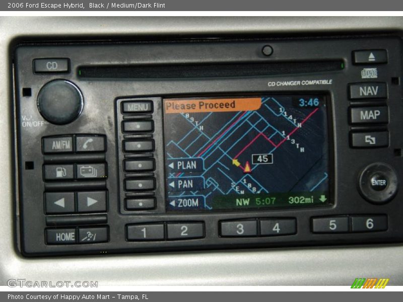 Black / Medium/Dark Flint 2006 Ford Escape Hybrid