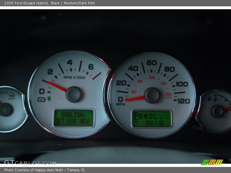 Black / Medium/Dark Flint 2006 Ford Escape Hybrid