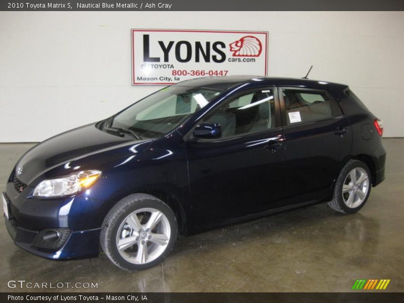 Nautical Blue Metallic / Ash Gray 2010 Toyota Matrix S