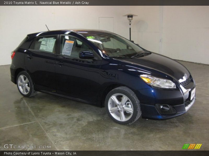 Nautical Blue Metallic / Ash Gray 2010 Toyota Matrix S