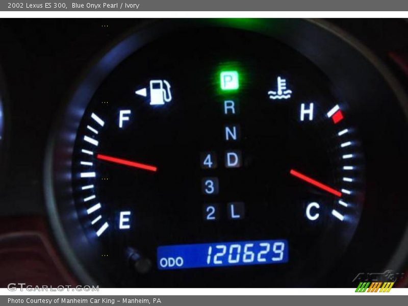 Blue Onyx Pearl / Ivory 2002 Lexus ES 300