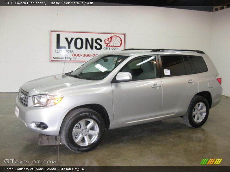 Classic Silver Metallic / Ash 2010 Toyota Highlander