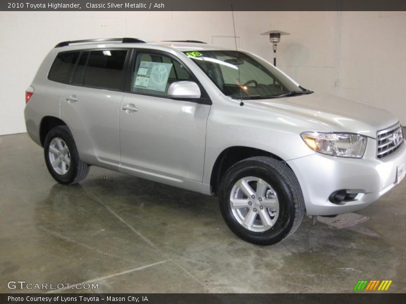 Classic Silver Metallic / Ash 2010 Toyota Highlander