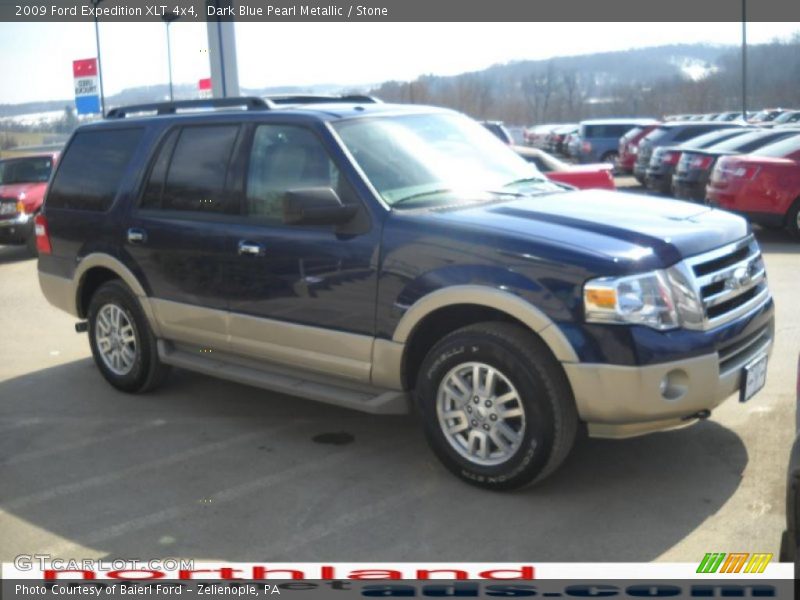 Dark Blue Pearl Metallic / Stone 2009 Ford Expedition XLT 4x4