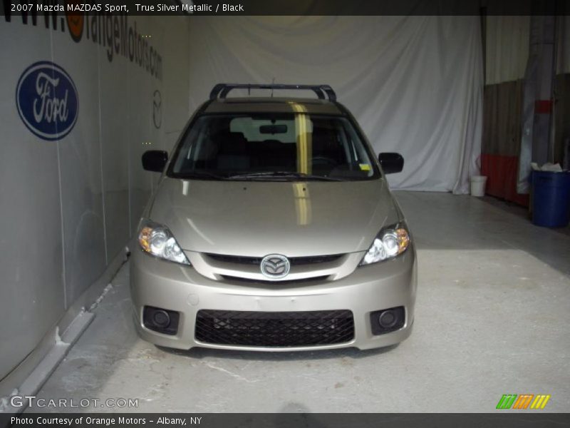 True Silver Metallic / Black 2007 Mazda MAZDA5 Sport