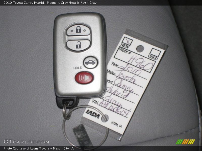 Magnetic Gray Metallic / Ash Gray 2010 Toyota Camry Hybrid