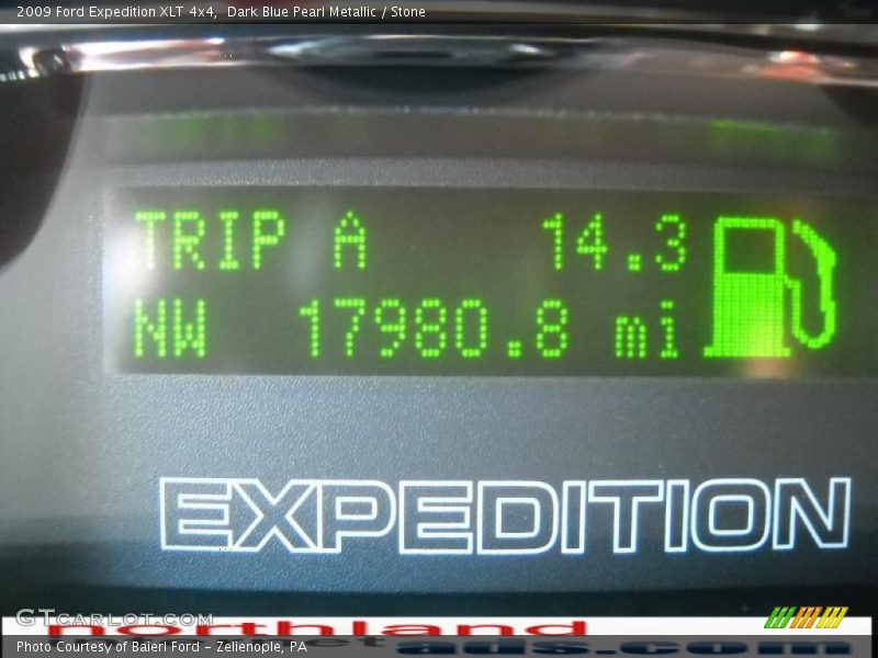 Dark Blue Pearl Metallic / Stone 2009 Ford Expedition XLT 4x4