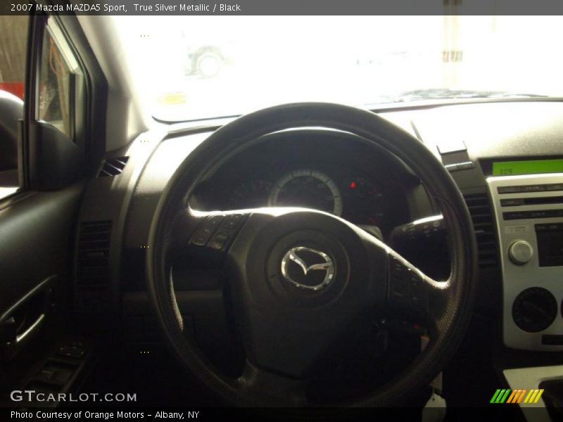 True Silver Metallic / Black 2007 Mazda MAZDA5 Sport