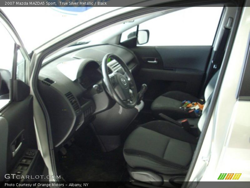 True Silver Metallic / Black 2007 Mazda MAZDA5 Sport