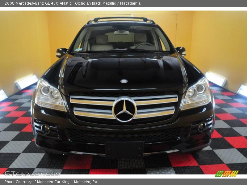 Obsidian Black Metallic / Macadamia 2008 Mercedes-Benz GL 450 4Matic