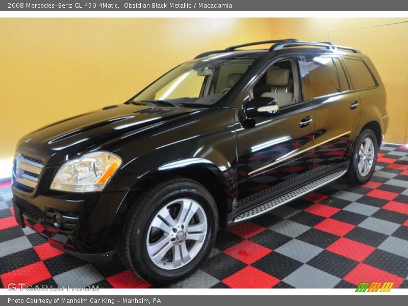 Obsidian Black Metallic / Macadamia 2008 Mercedes-Benz GL 450 4Matic