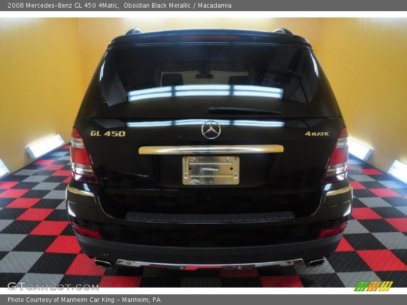 Obsidian Black Metallic / Macadamia 2008 Mercedes-Benz GL 450 4Matic