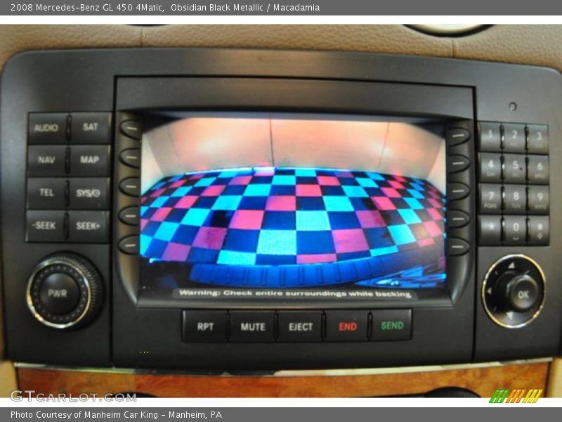 Obsidian Black Metallic / Macadamia 2008 Mercedes-Benz GL 450 4Matic