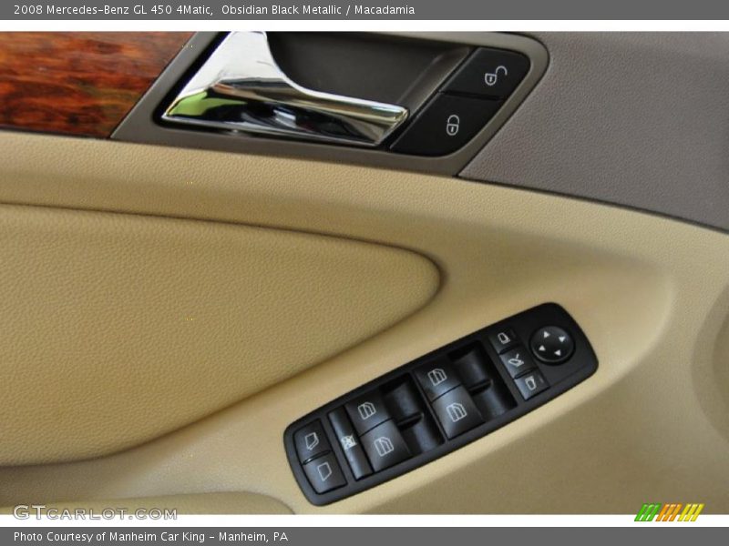 Obsidian Black Metallic / Macadamia 2008 Mercedes-Benz GL 450 4Matic