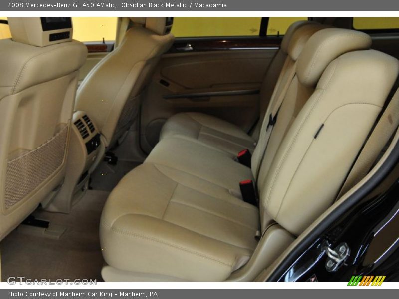 Obsidian Black Metallic / Macadamia 2008 Mercedes-Benz GL 450 4Matic