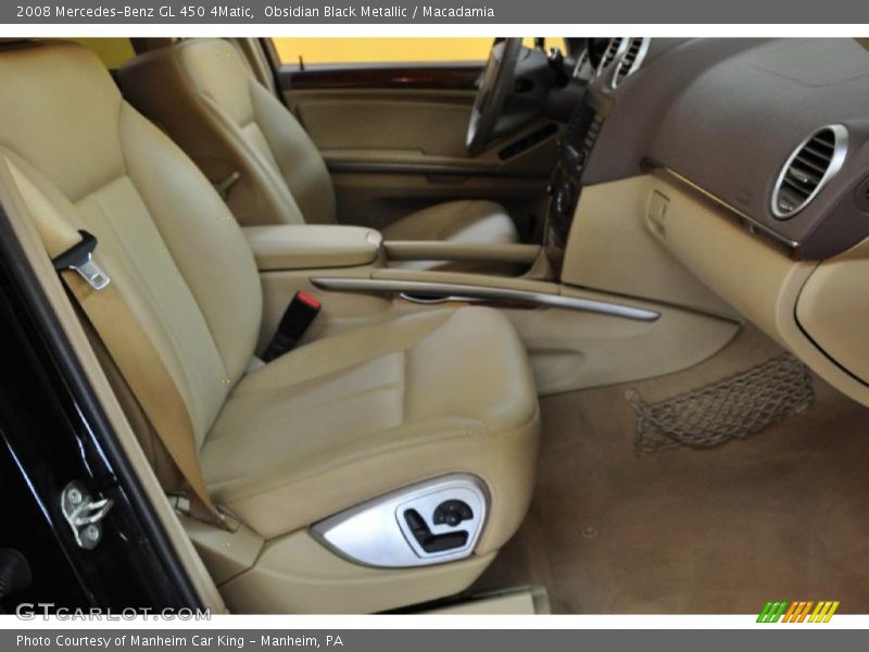 Obsidian Black Metallic / Macadamia 2008 Mercedes-Benz GL 450 4Matic