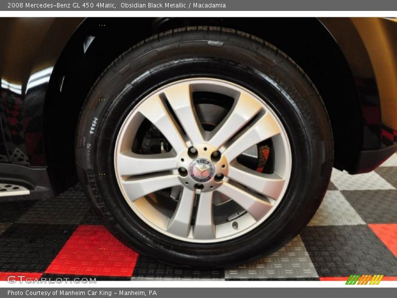 Obsidian Black Metallic / Macadamia 2008 Mercedes-Benz GL 450 4Matic