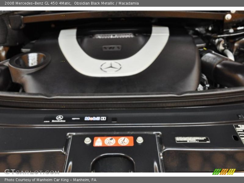 Obsidian Black Metallic / Macadamia 2008 Mercedes-Benz GL 450 4Matic